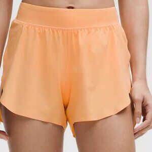 LULULEMON Fast and Free High-Rise Classic-Fit Split Short 3" SIZE XL ROCK MELON